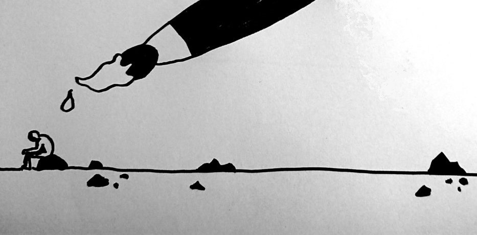 Ode to a Crude Sketch of a Protagonist (a.k.a Mean Poem)